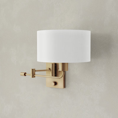 Moses Steel Swing Arm Sconce