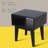 Acacia Jhasir Solid Wood Nightstand, Mid Century Modern Side Table Bedroom with Storage-395159800