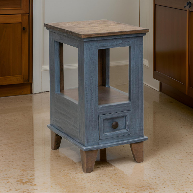 Table de bout avec rangement Capriana, H 25,25 po x l 23,50 po x P 18,50 po