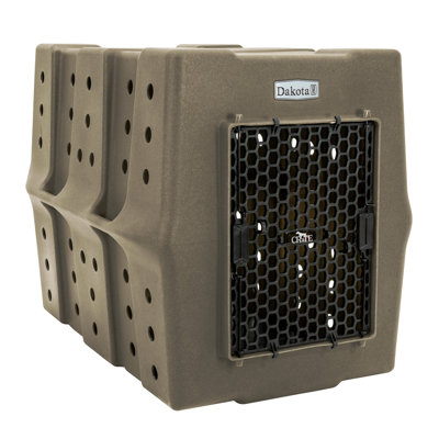Latitude Run® CRaTE - Canine économique canine - très grand - granit Coyote