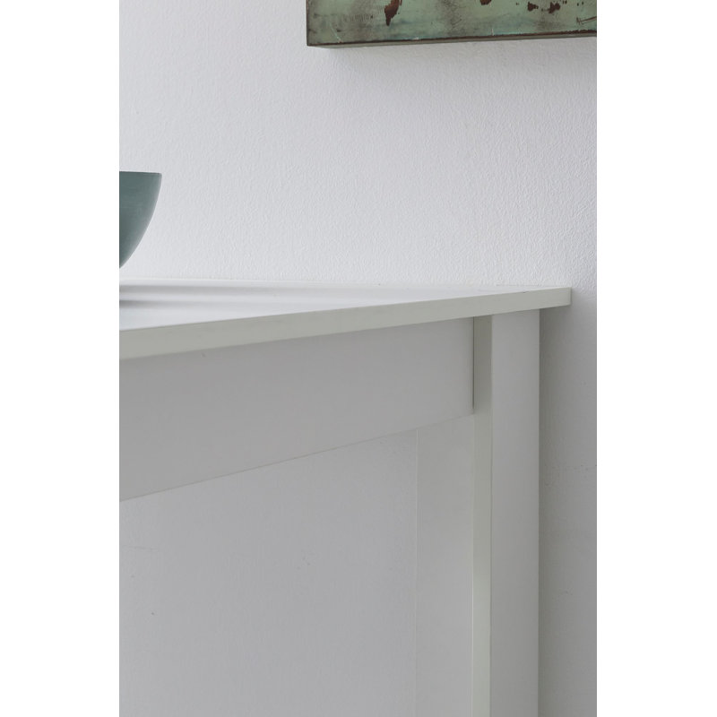 Dining Table/Bar Table Zukowski 120 X 107.5 X 60 Cm Wooden Bar Table Kitchen Counter, White