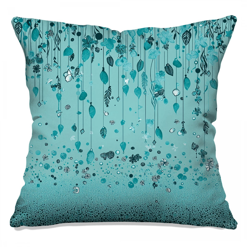 Coussin Leaves, coussins double face nature, 20 po x 20 po
