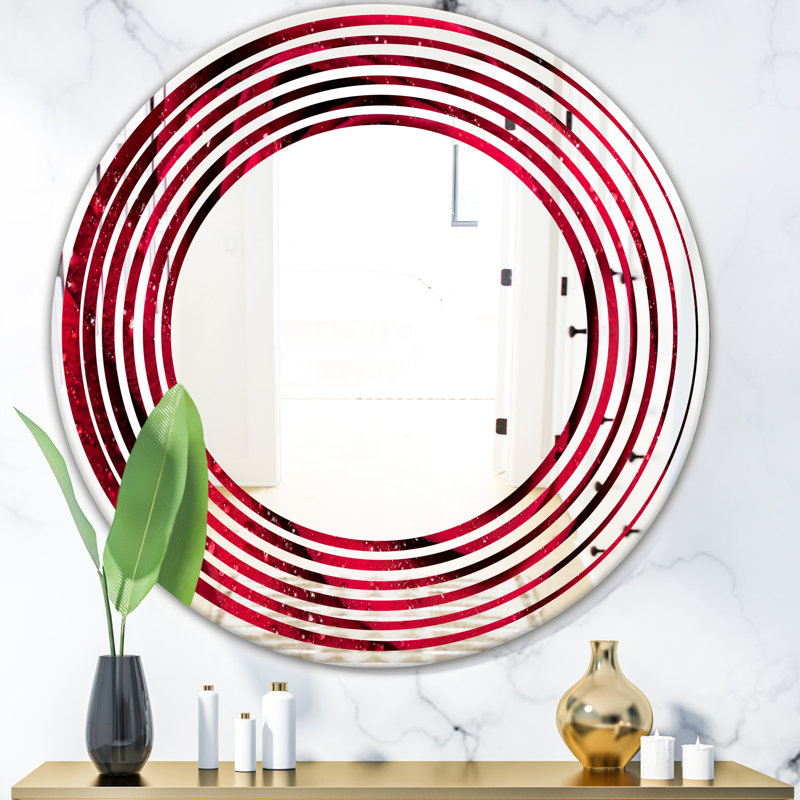 Miroir mural Wave, H 31,5 po x l po