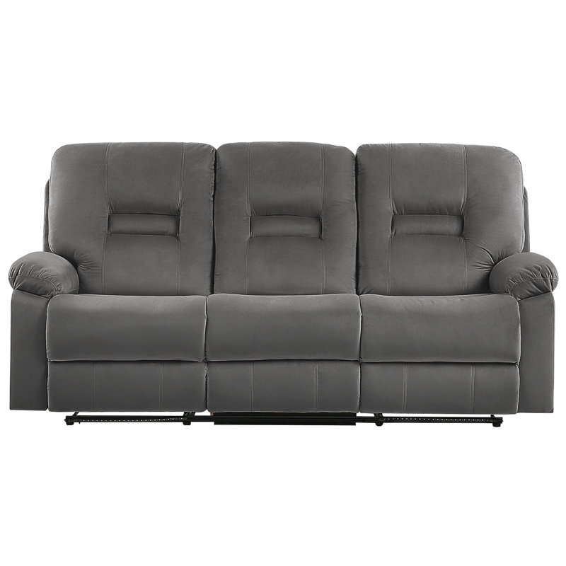 Aldea 3 Seater Velvet Electric Reclining Sofa, Grey