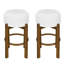 Ensemble de 2 tabourets de bar Vera