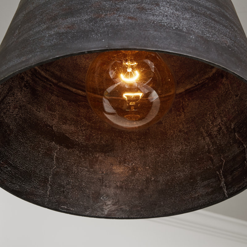Luminaire suspendu en forme de dôme à 1 lumière Ellera