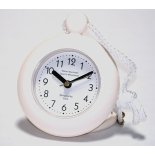 Lavoisier Modern & Contemporary Analog Quartz Movement / Crystal Tabletop Clock