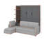 Grand lit escamotable avec tablettes-1263428052