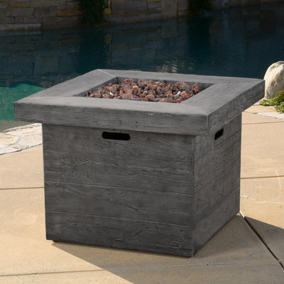 ANCRAGE 32 po BIG FIRE CARRE GRIS - 40 000 BTU