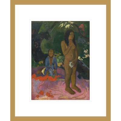 «Parau Na Te Varua Ino» par Paul Gauguin - Impression sur toile encadrée