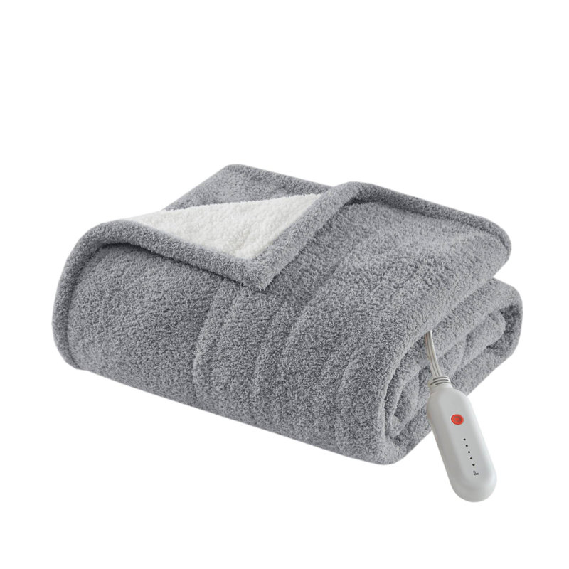 Jeté chauffant 50 x 60 po Dream, Gris