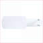 Patine blanche Table basse de salon chromée avec plateau coulissant - Style moderne peu encombrant