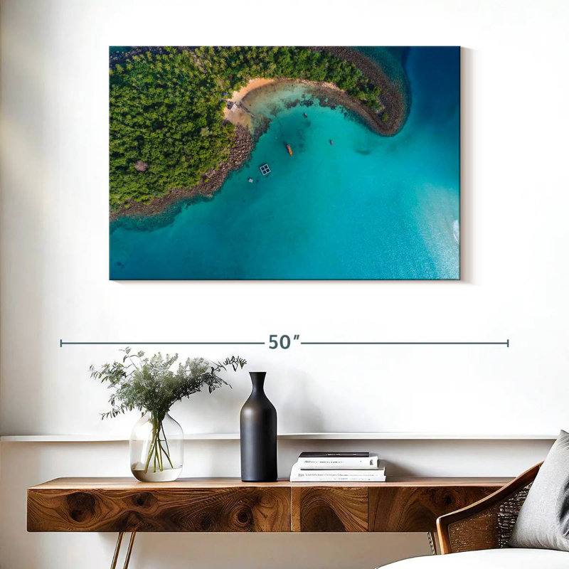 Gillard Caribbean Island Forest, 26" H x 39" W