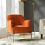 Chaise contemporaine Cleo de 26 po de largeur avec accoudoirs encastrés-1045306417
