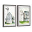 Barn II Diptych - ensemble de 2 reproductions encadrées sur papier-30521192