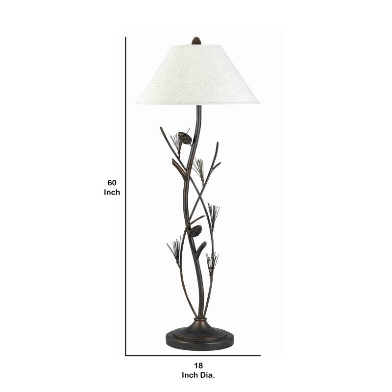 Jatanna 60'' Bronze Traditional Floor Lamp