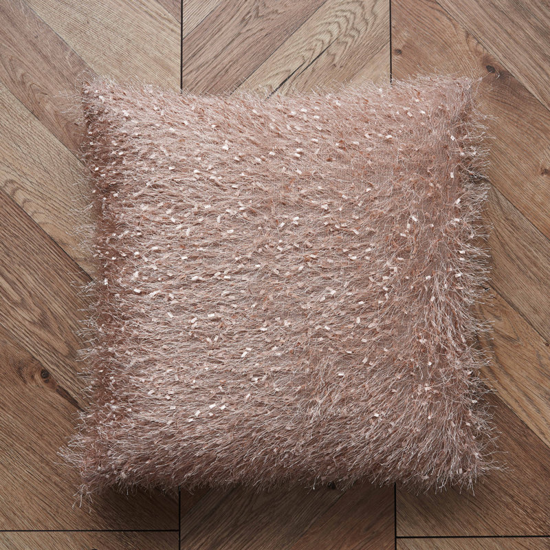 Borkoski Square Throw Cushion, Champagne