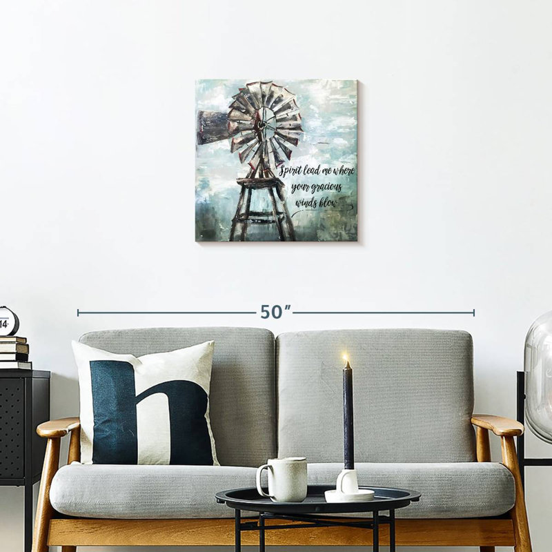 Lilie Primitive Windmill, 20" H x 20" W