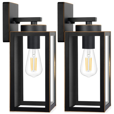 Ensemble de 2 luminaires muraux d'extérieur