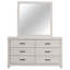 Commode 6 tiroirs avec miroir Sherwood Coastal