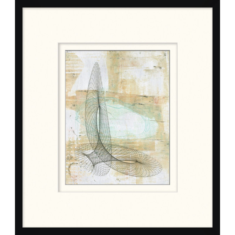 Monoprint 16 - Peinture encadrée sur papier