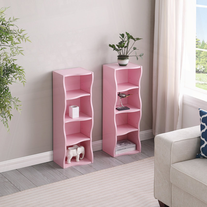 Display And Multi-Functional Bookshelves, Pink