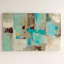 Teal And Aqua Reflections #2 by Silvia Vassileva - Print on Canvas-101339529-69051552