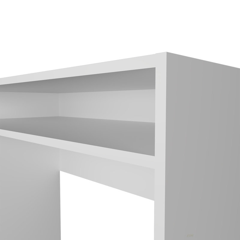Bureau d'écriture avec tablette de 35 po de largeur, H 30,56 po x l 35,13 po x P 16,46 po, Blanc