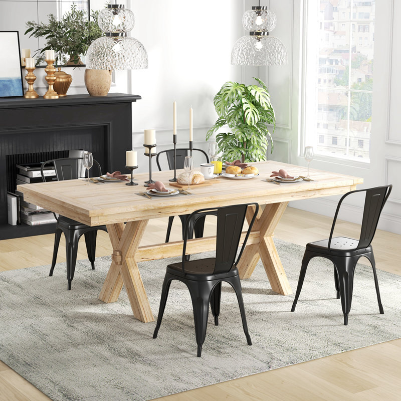 Reece 18'' H Stacking Side Chair, Black