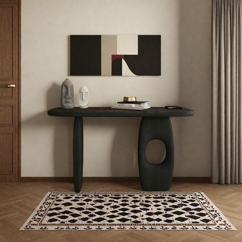 Console Retro Art, H 31,5 po x l 55,12 po x P 13,78 po
