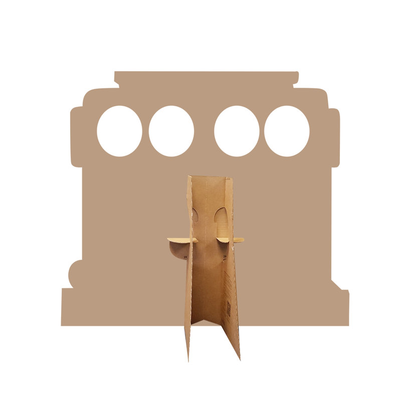 50'' Red Fire Truck Cardboard Stand-In Cutout