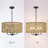Nevarez 4 - Light Dimmable Drum Chandelier