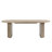 Solenne Mid-Century Modern Dining Set With Cane Back Rubberwood Chairs And Fluted MDF Veneer Pedestal Table-115840622
