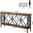 70.9" Industrial Console Table, Open Storage for Living Room - Rustic Brown