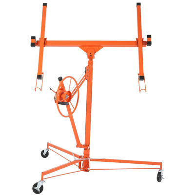 16FT Drywall Lift – Heavy-Duty 150Lbs Rolling Panel Hoist with 360° Adjustable Arm