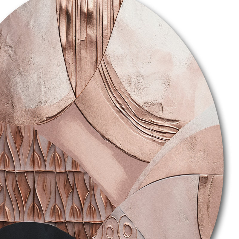 Markiah Rosegold demi-cercles Boho I, H 23 po x l 23 po x P 1 po