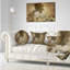 Coussin lombaire abstrait