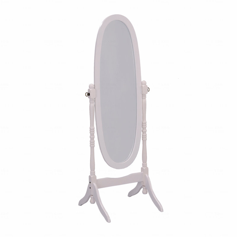 Miroir sur pied 59,25 po, Blanc