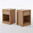 Dearbhaile 25" H 1-Drawer Manufactured Wood Nightstand with Built-In Outlets (Set of 2)-1644369108