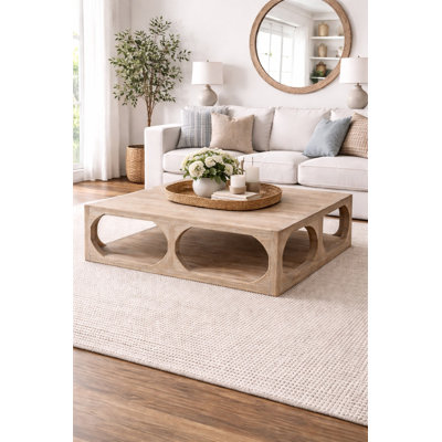 Peking Ming Solid Wood Single Coffee Table