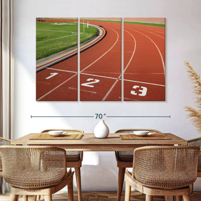 Athletic Track Lanes