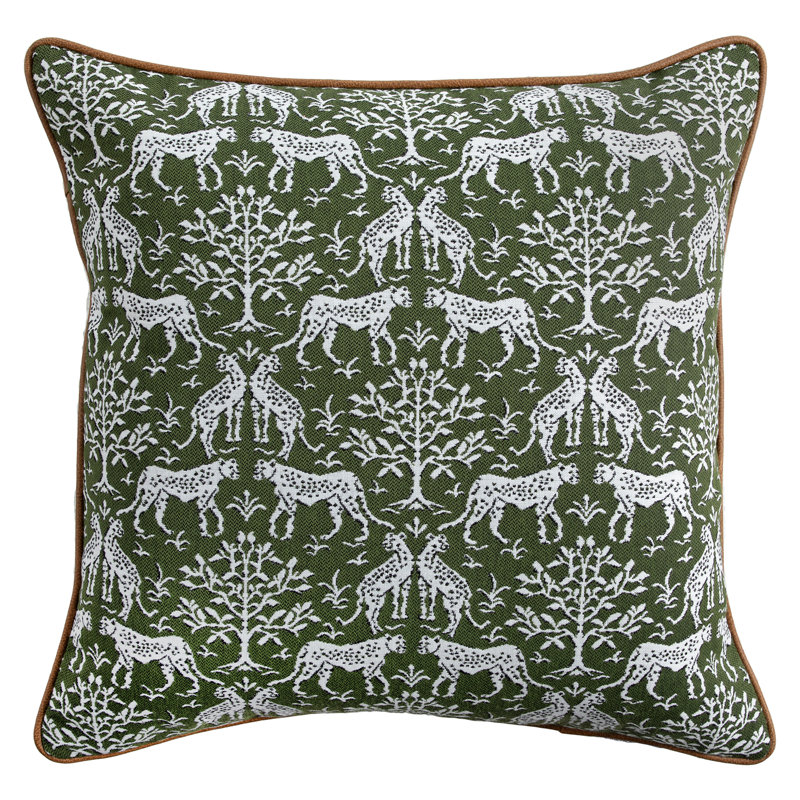 Acrylic Indoor/Outdoor Throw Pillow, Square 24", Green