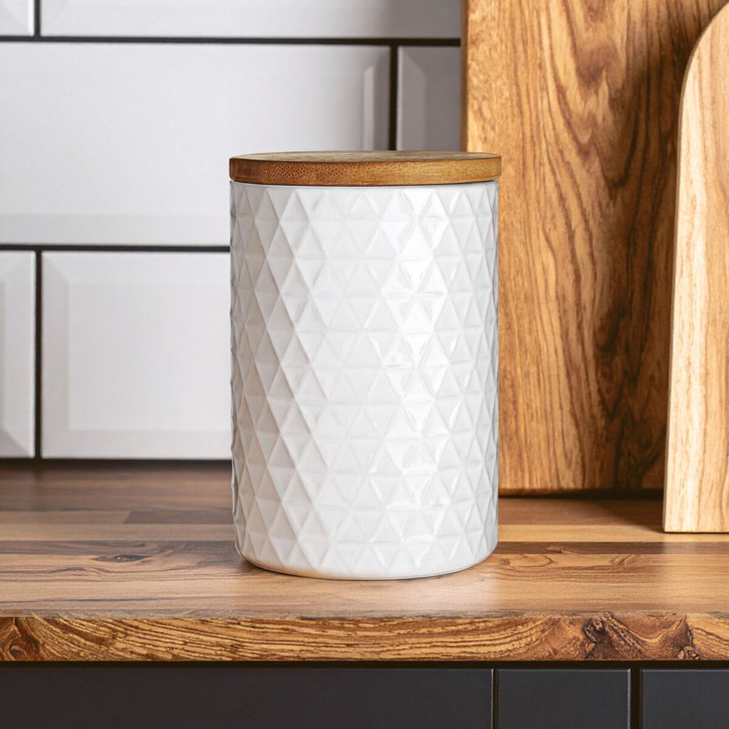 Dolomite Jar, White