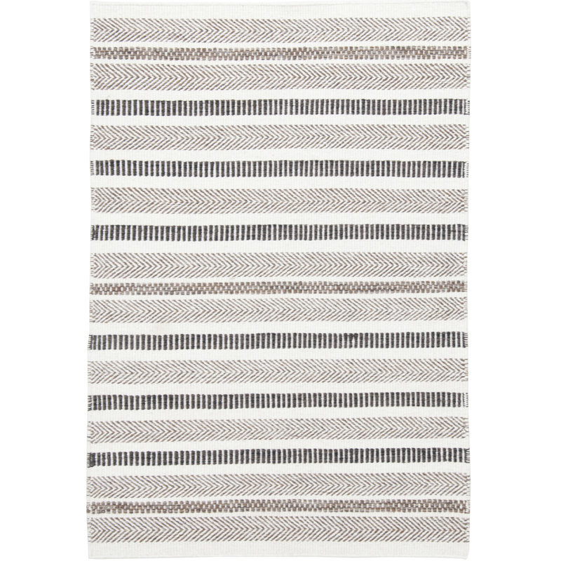 Coleraine Striped Hand Woven Area Rug, Rectangle 110 x 170cm