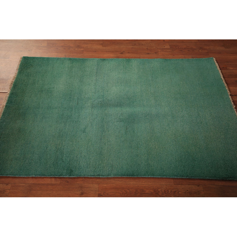 Tapis vert moderne Gabbeh 3 x 5