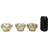 Meshoppen 3'' H Resin Candlestick
