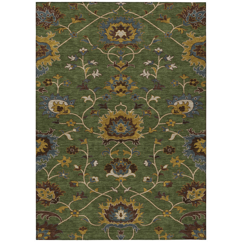 Machine Washable Indoor/Outdoor Chantille ACN2290 Global Rug, Rectangle 10' x 14'
