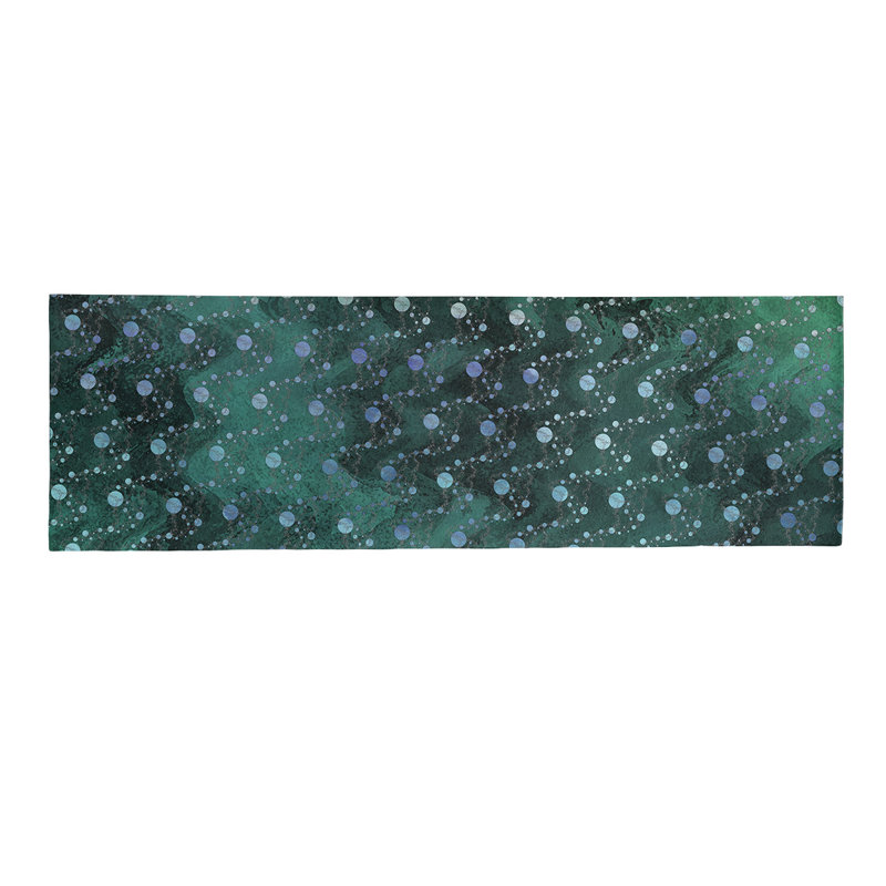 Chenille Polka Dots Indoor Rug, Runner 2'6" x 8'