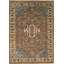 Tapis médaillon traditionnel en laine noué à la main Melih Classic-2013825575