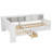 L-Shaped Solid Wood Daybed With Trundle And Storage Drawers-970036577
